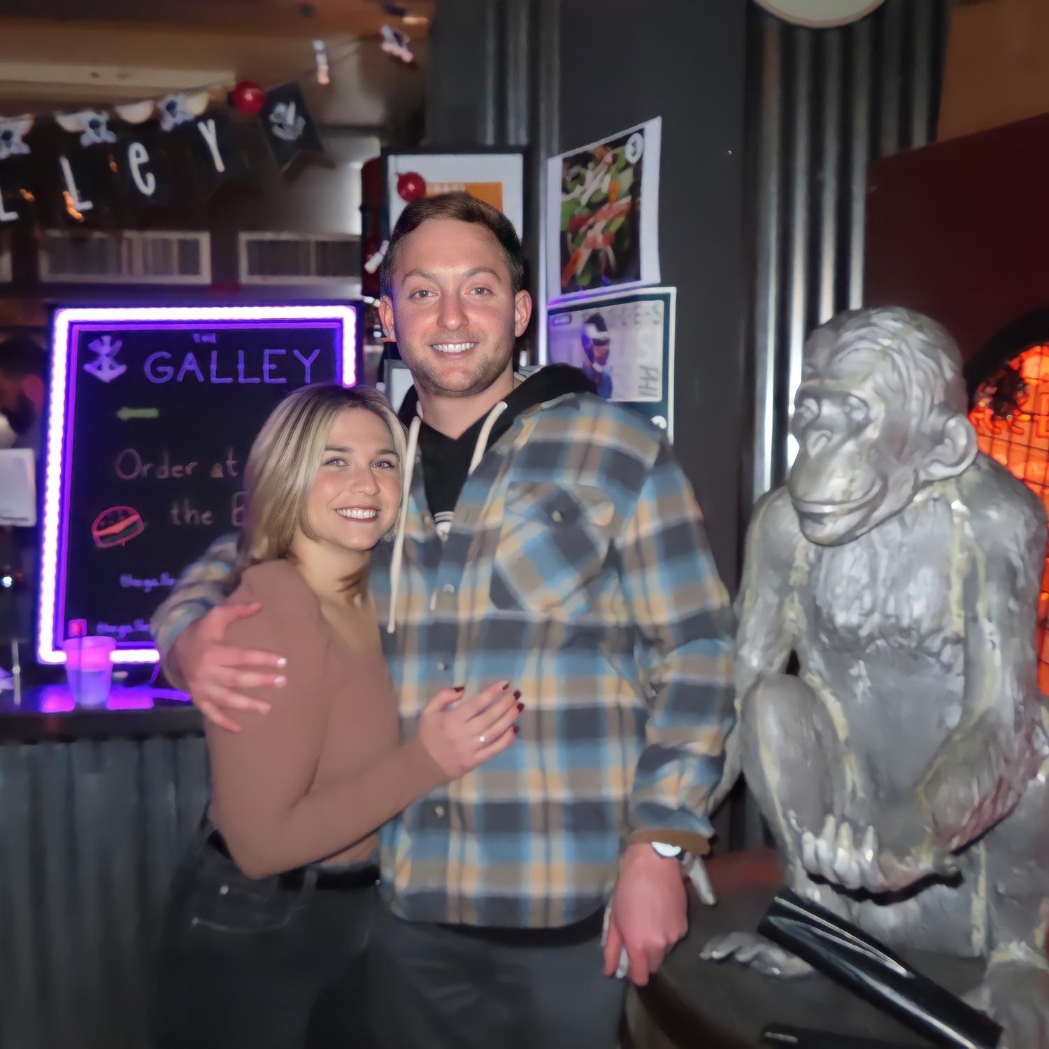 The first couple's photo Mallory posted on Instagram captioned "Monkey Business." Very romantic.
November 23, 2021