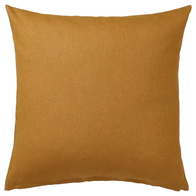VIGDIS Cushion cover, dark golden brown 20x20 "