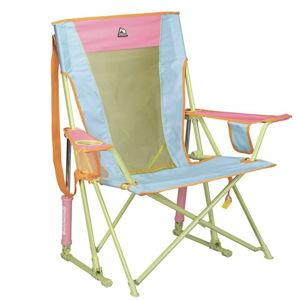 GCI Outdoor Comfort Pro Rocker Camping Chair | Portable Folding Rocking Chair with Durable Armrests & Drink Holder — Sweet Tea