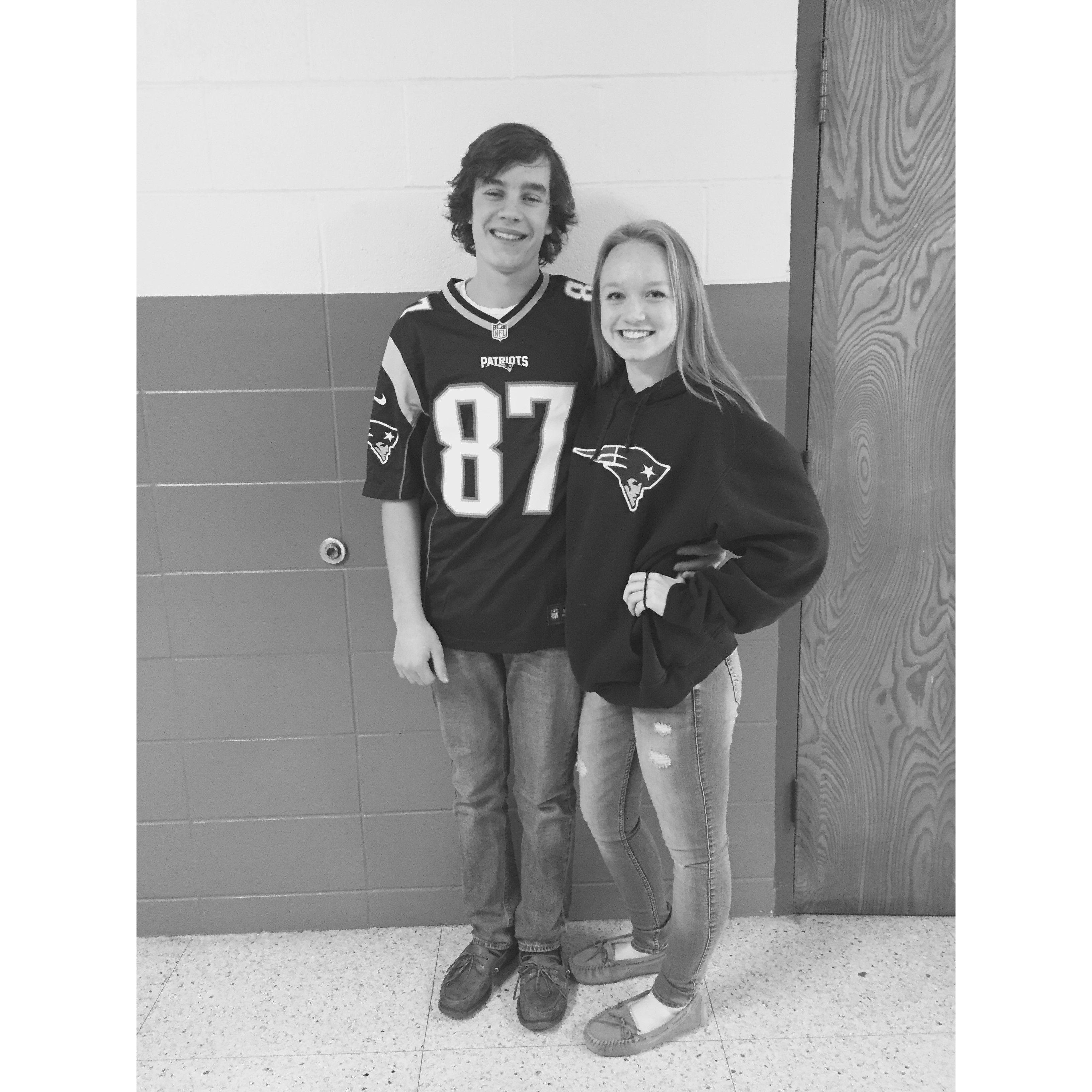 One of our first photos together!