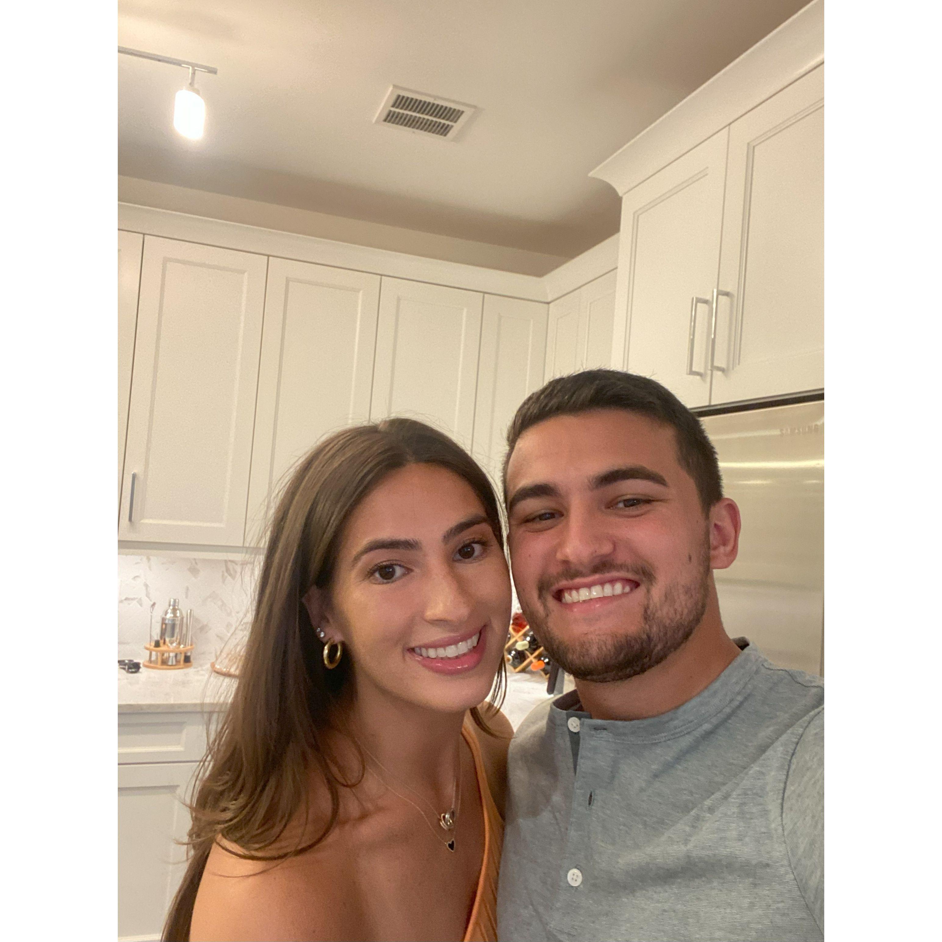 Our first picture in our first home! 2022
