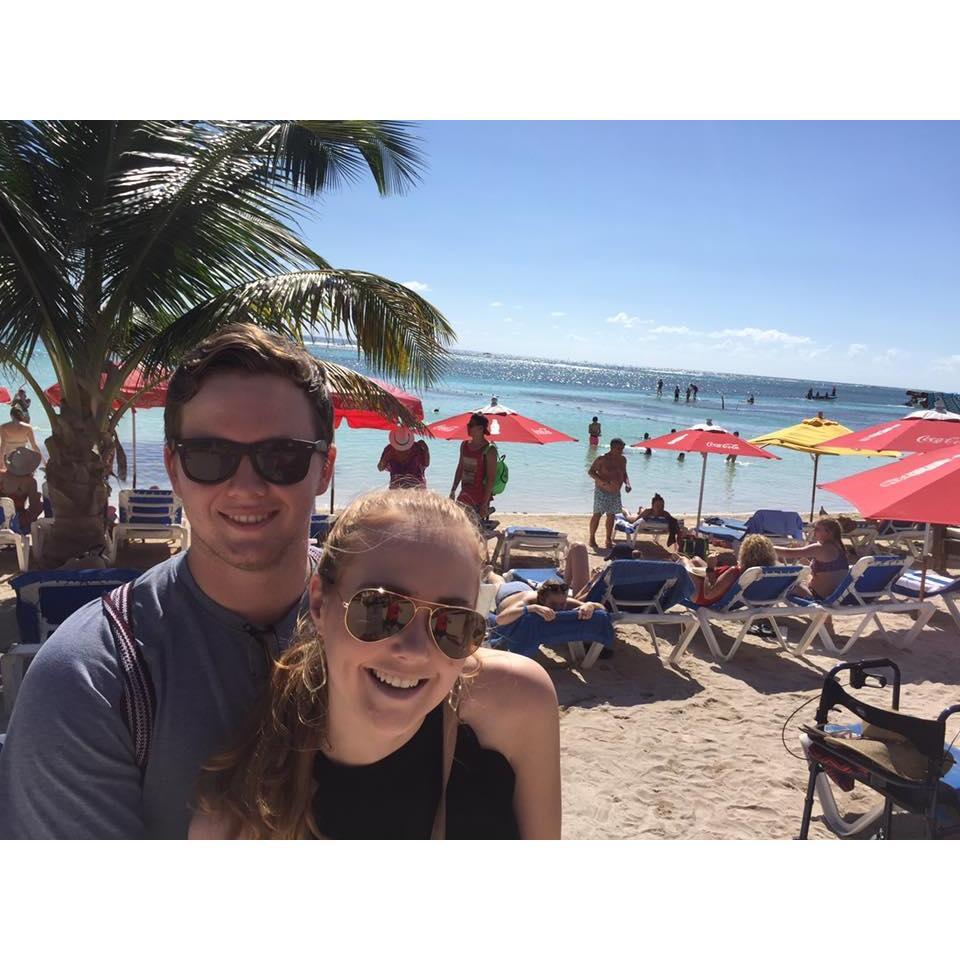 Our first trip- we went to Mexico!