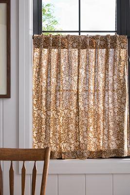 Hyacinth Printed Café Curtains, Set of 2
