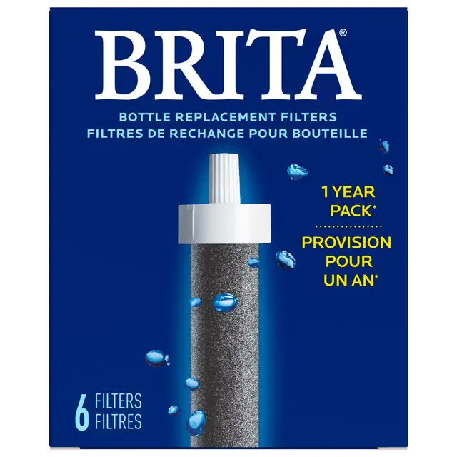 Brita® 6-Pack Water Bottle Replacement Filters