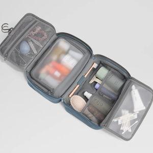 Hanging Toiletry Bag in Coast Blue