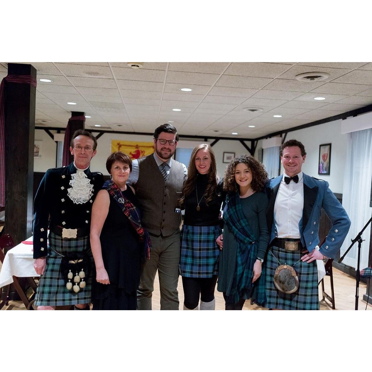 Celebrating Burns Supper with the Weirs