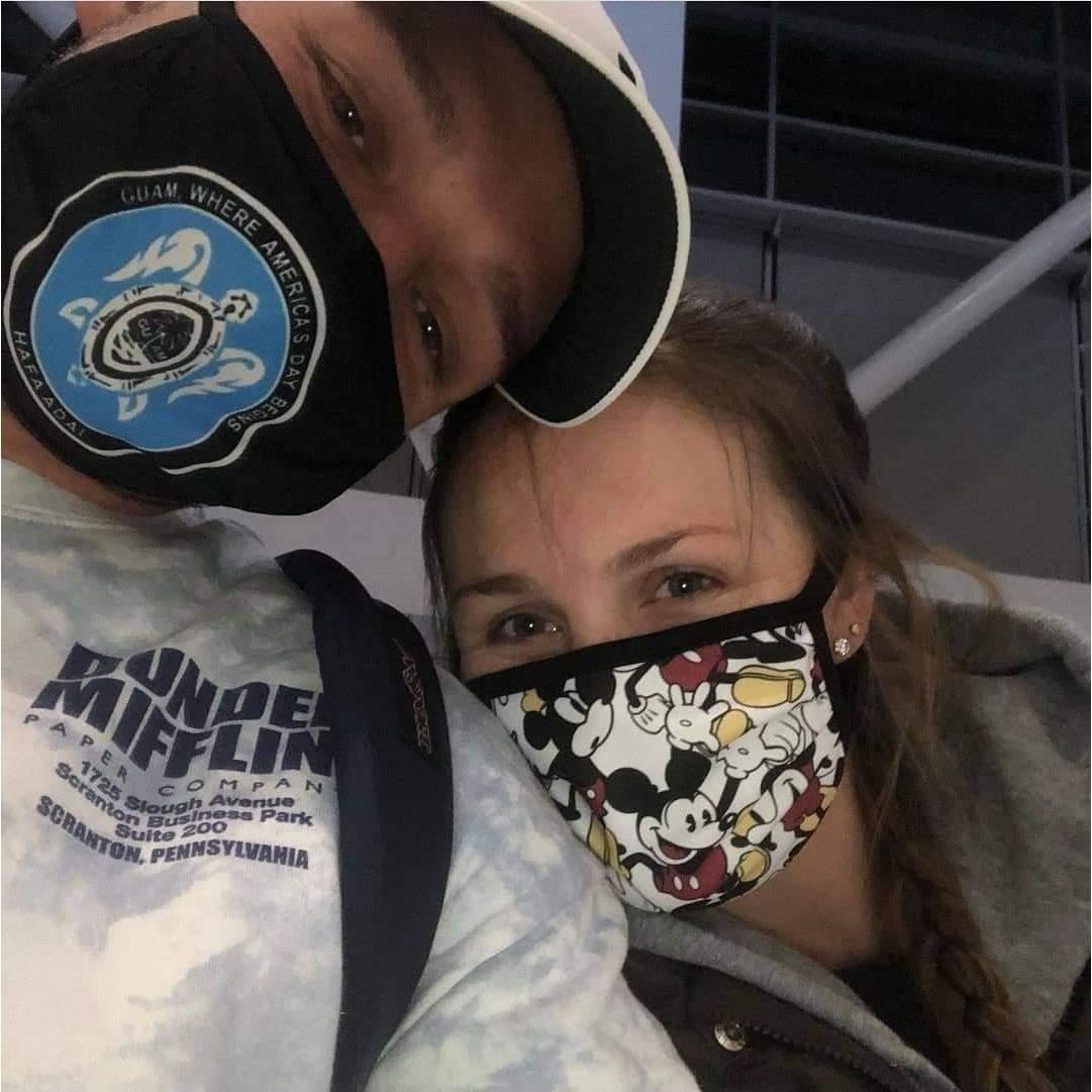 The day before the Navy shipped Hunter to Guam