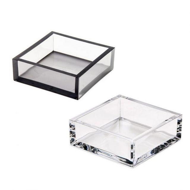 Acrylic Cocktail Napkin Holder - Clear
