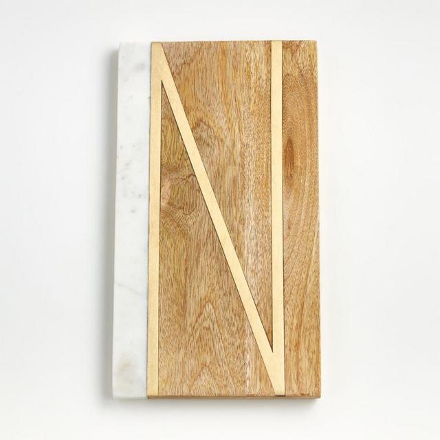 "P" Monogrammed Serving Board