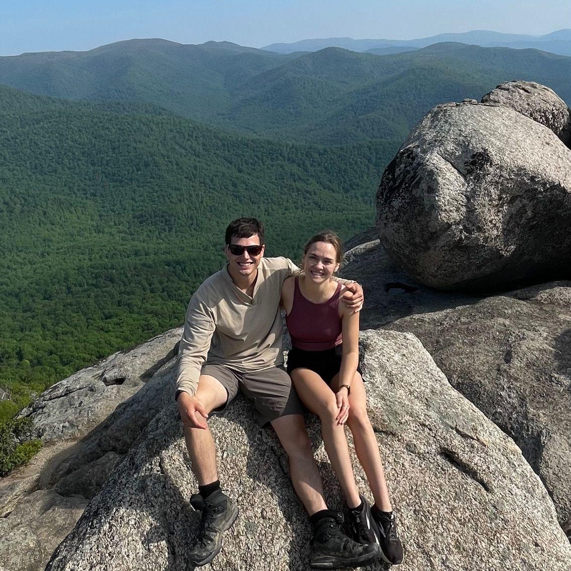 Hiking in the mountains of Virginia early 2023.