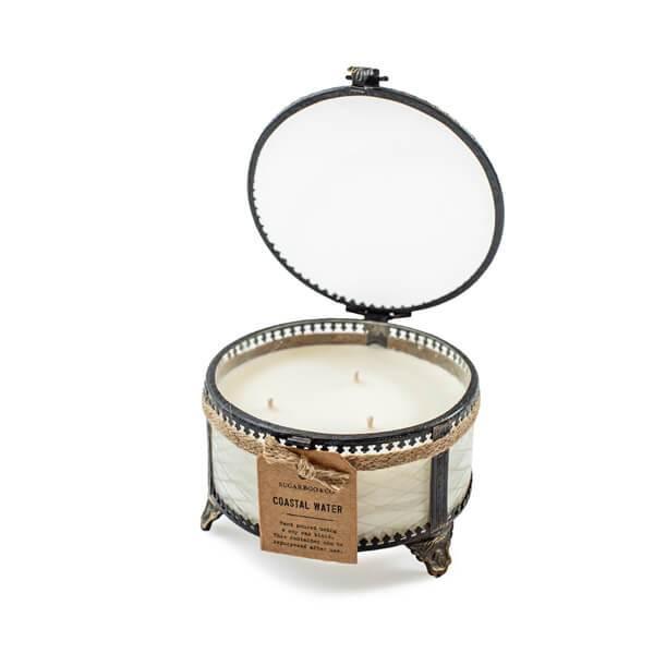 Victorian Glass Candle - Pamplemoose