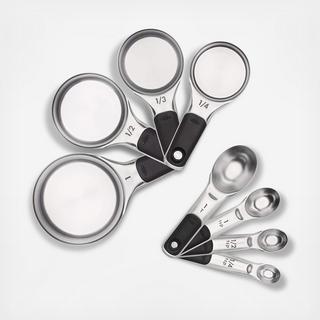 Good Grips 2-Piece Stainless Steel Measuring Cups and Spoons Set