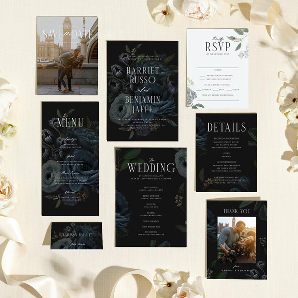 Malina Photo | Ebony | Zola Save The Dates