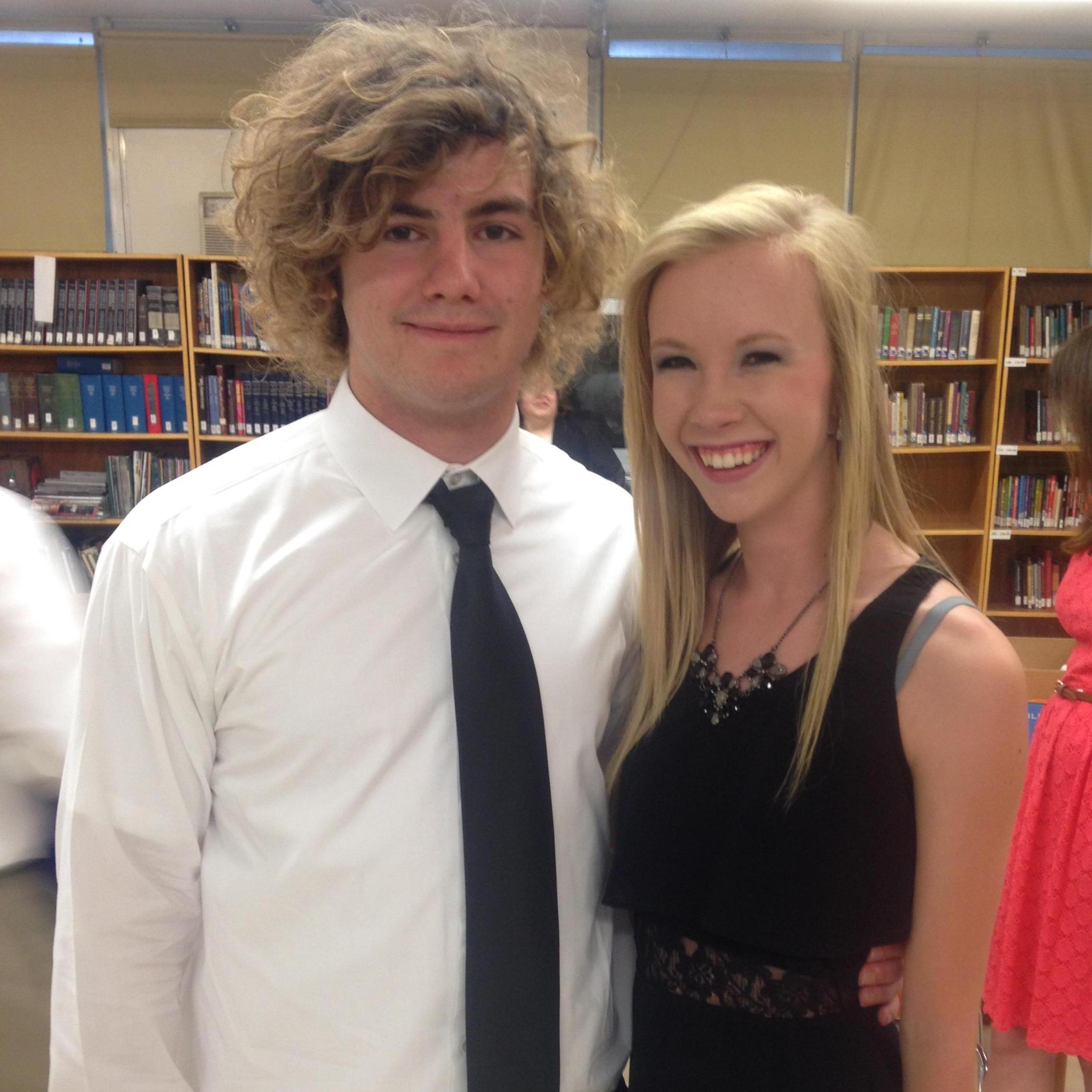 The day of our high school graduation!