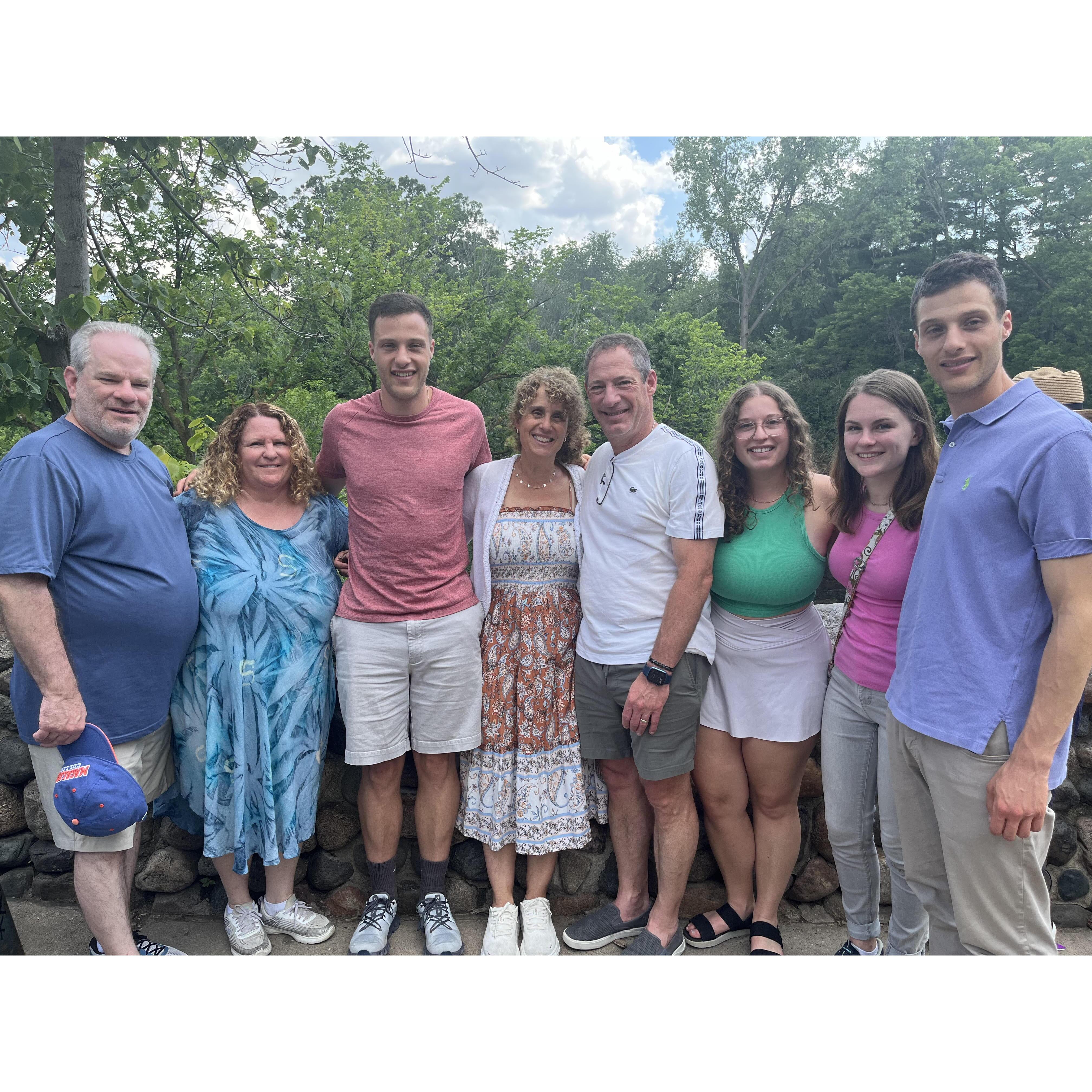 Our families at Minnehaha Falls