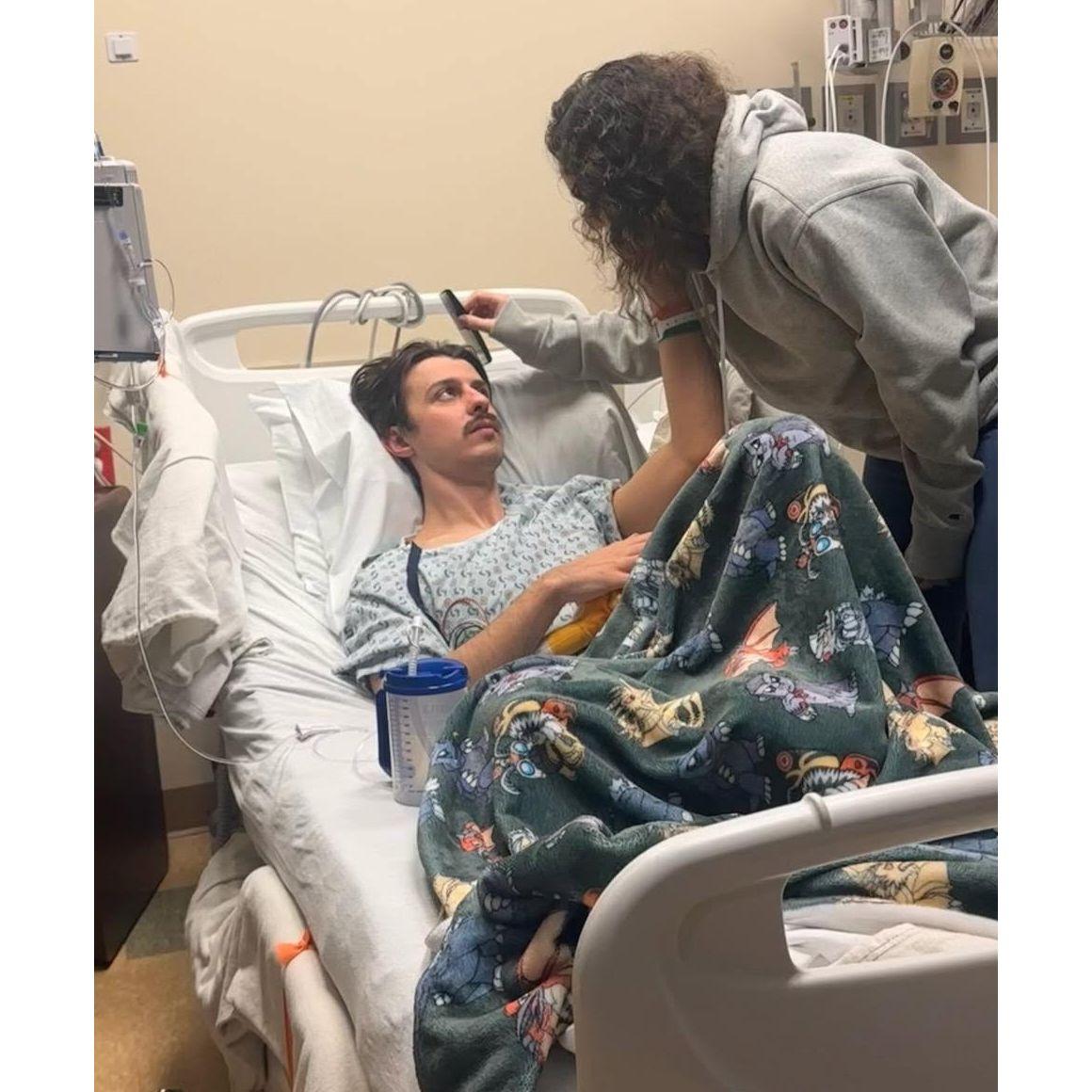 This was a candid picture taken of Nate and I when he was in the hospital for his cardiac arrest; the love in his eyes is tangible!