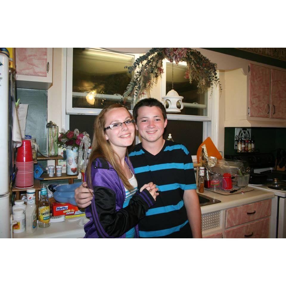 Our first picture together