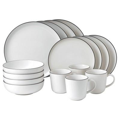 Gordon Ramsay by Royal Doulton® Bread Street Stoneware 16pc Dinnerware Set White