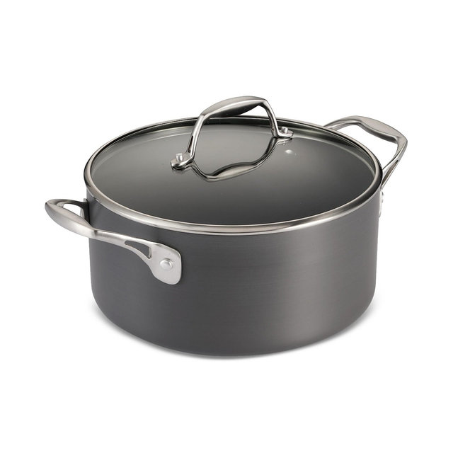 Tramontina Hard-Anodized Aluminum 5-Qt Covered Dutch Oven