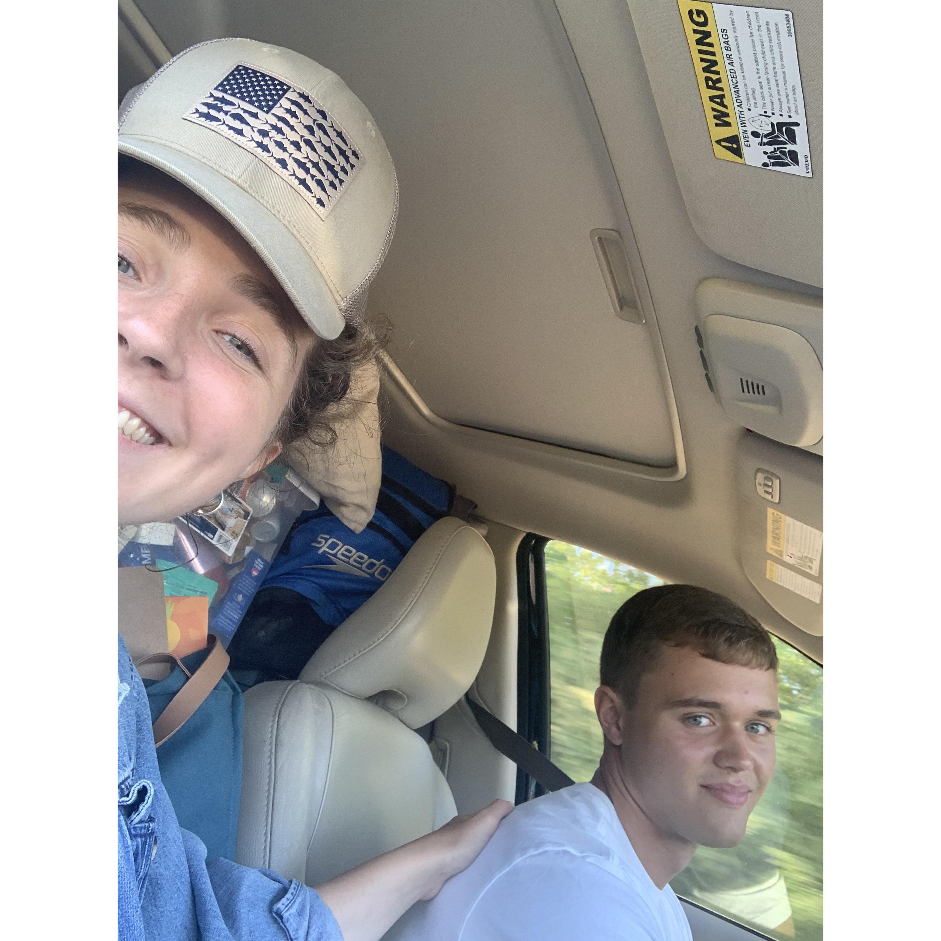 we've spent a total of probably 4 days together driving back and forth to Cape Cod