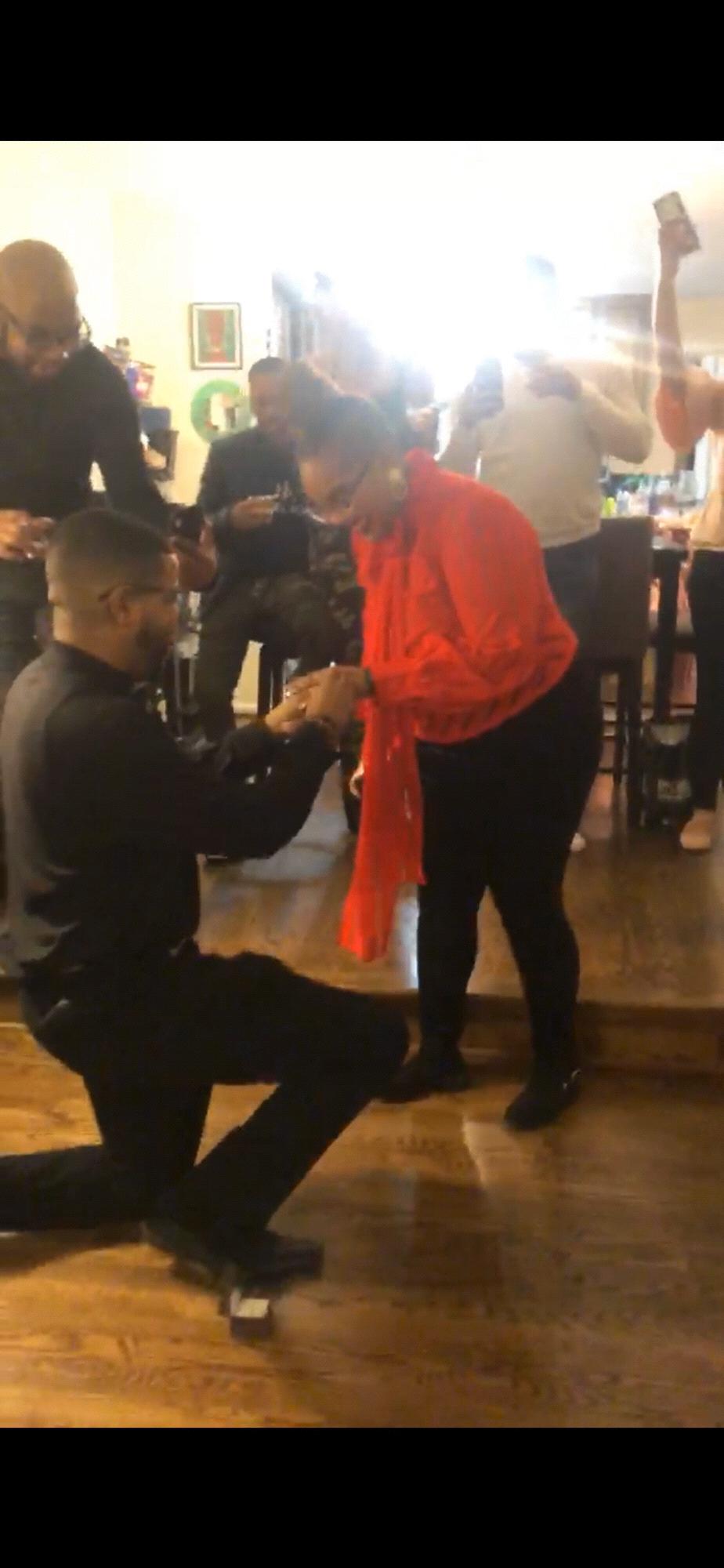 She said YES!