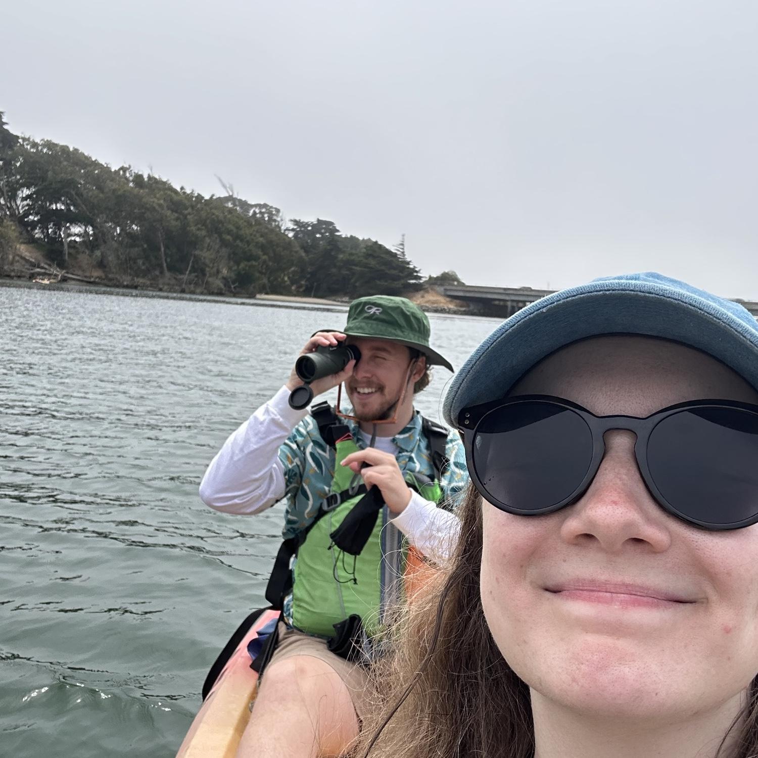 Kayaking with the otters!
