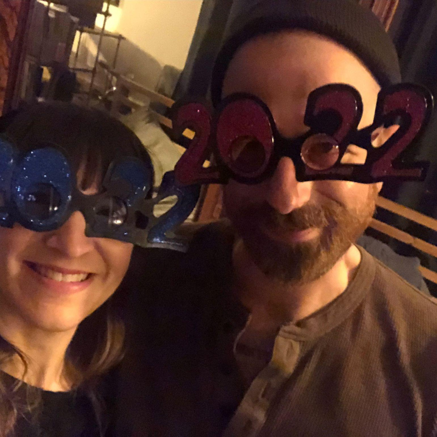Our first New Year's together.