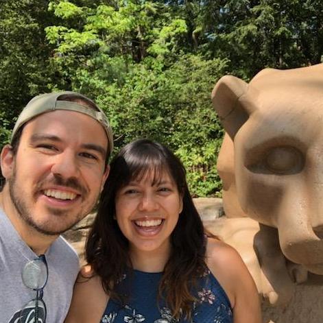 We met and graduated from Penn State together! WE ARE!