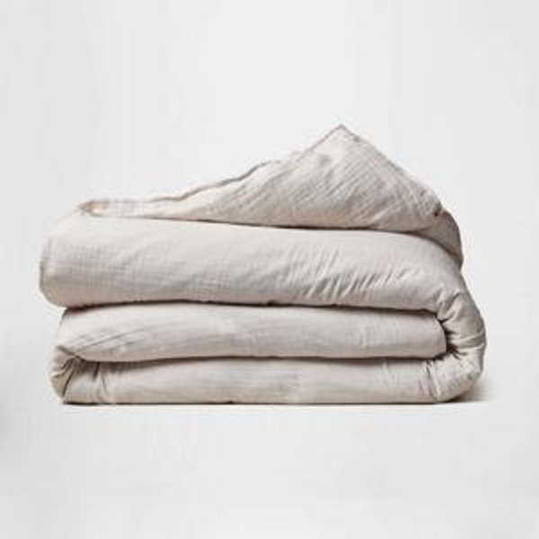 Muslin Duvet Cover - Queen, Oat