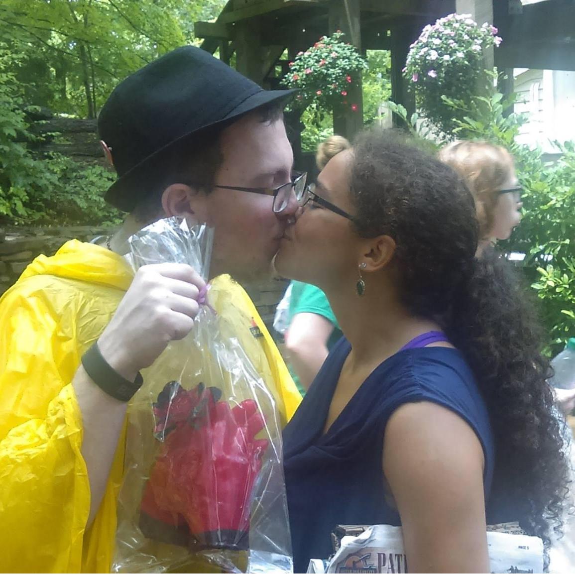 Third Anniversary trip to Silver Dollar City.

By the way that is June 1st 2012 when we began dating... officially. :P