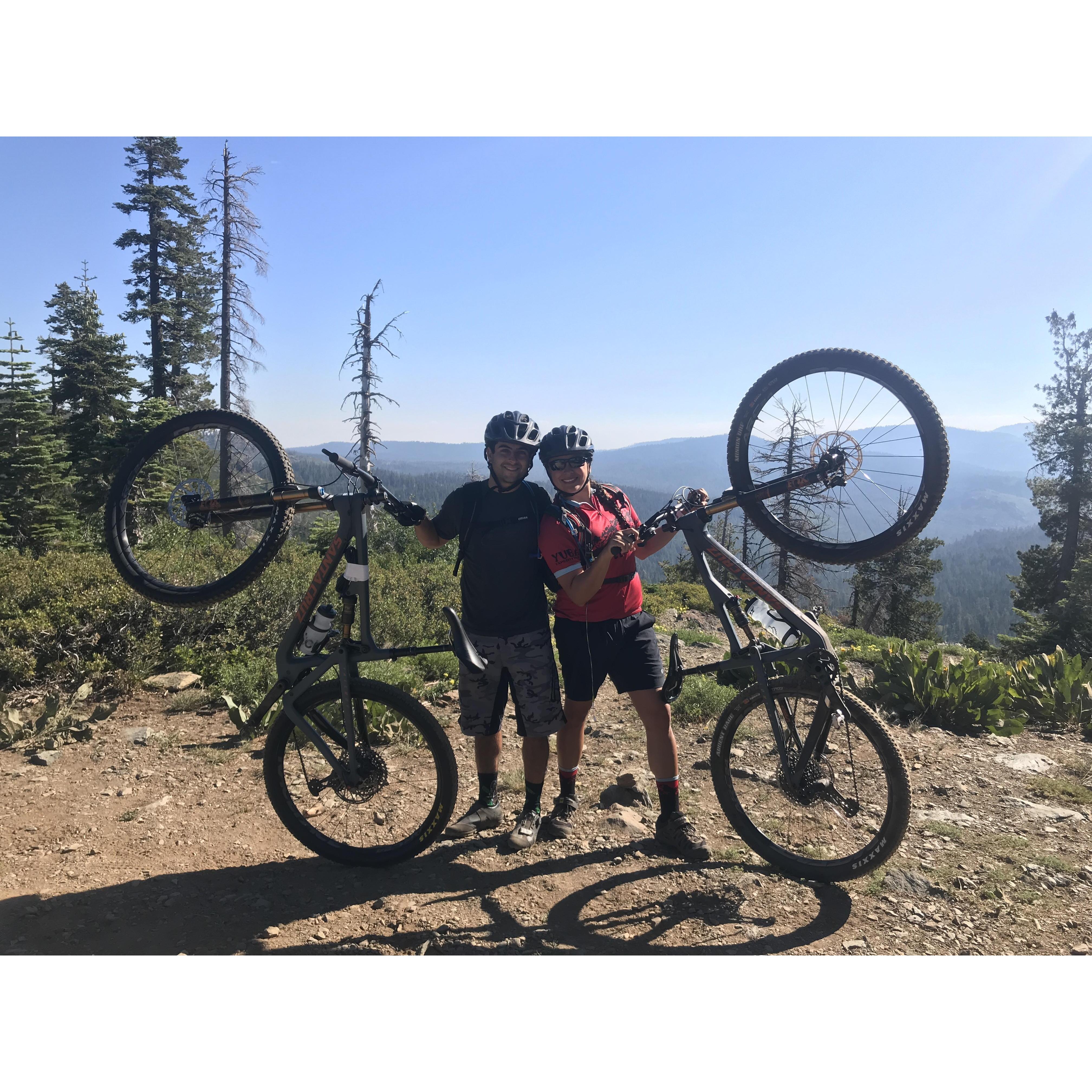 Mountain Biking down down dooowwwn in Downieville, California