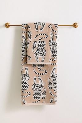 Isa Tiger Cotton Towel Collection