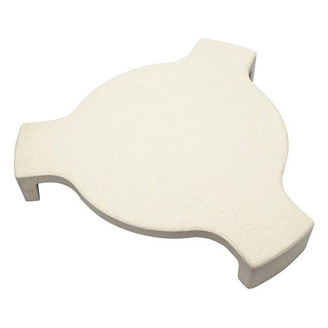 Hongso 18" New Heat Deflector, Plate Setter, Smokin' Stone, Pizza Stone with 3 Legs for 18" Large Big Green Egg Grill, 18" Kamado Grill, CR-18-1