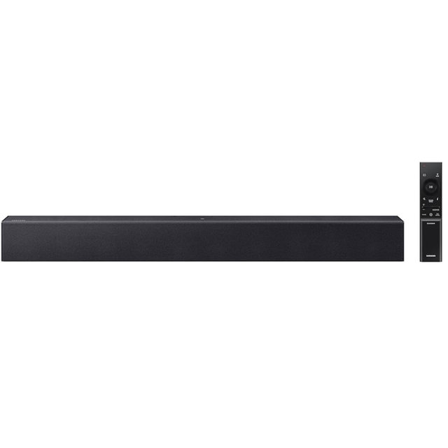 Samsung B-Series Soundbar HW B400F 2.0 ch Soundbar with Built in Subwoofer (2025 Model) One Remote Control, Surround Sound Expansion, Voice Enhance Mode