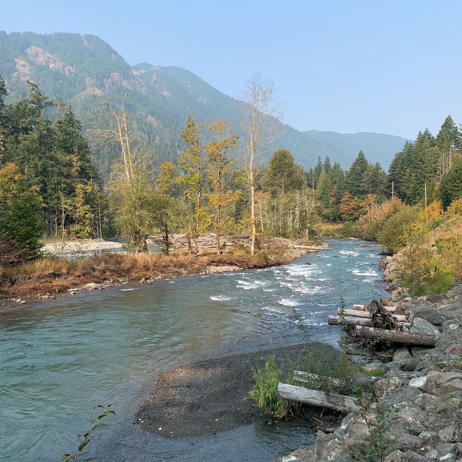 The Elwha River, where Dylan proposed!