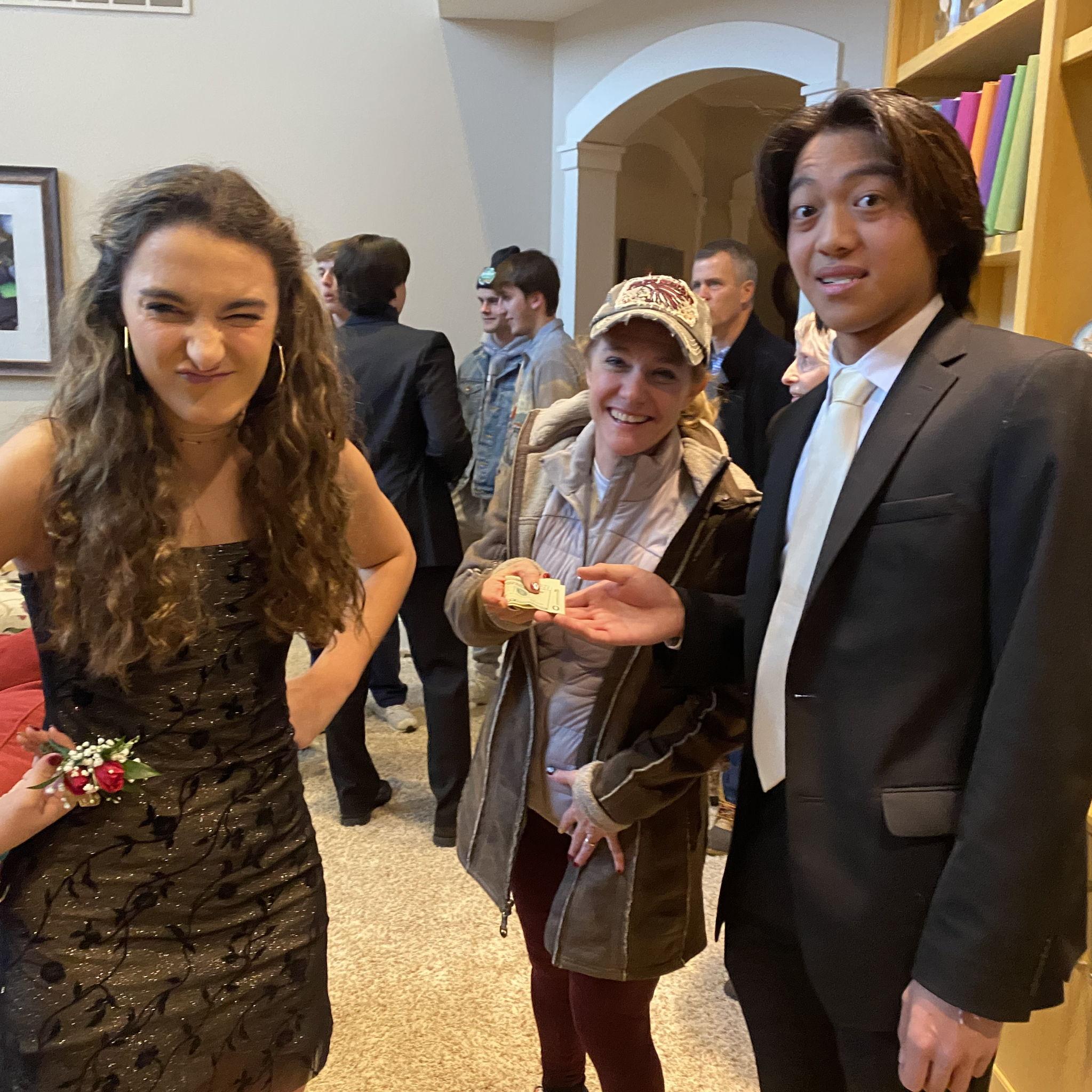 We went to our first school dance together in February of our senior year, nothing else to see here.