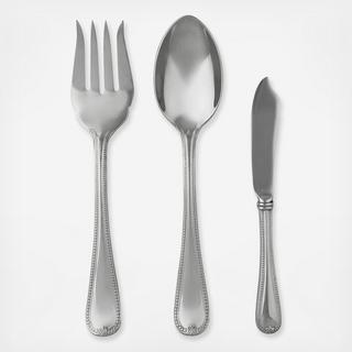 Vintage Jewel Frosted 3-Piece Serving Set