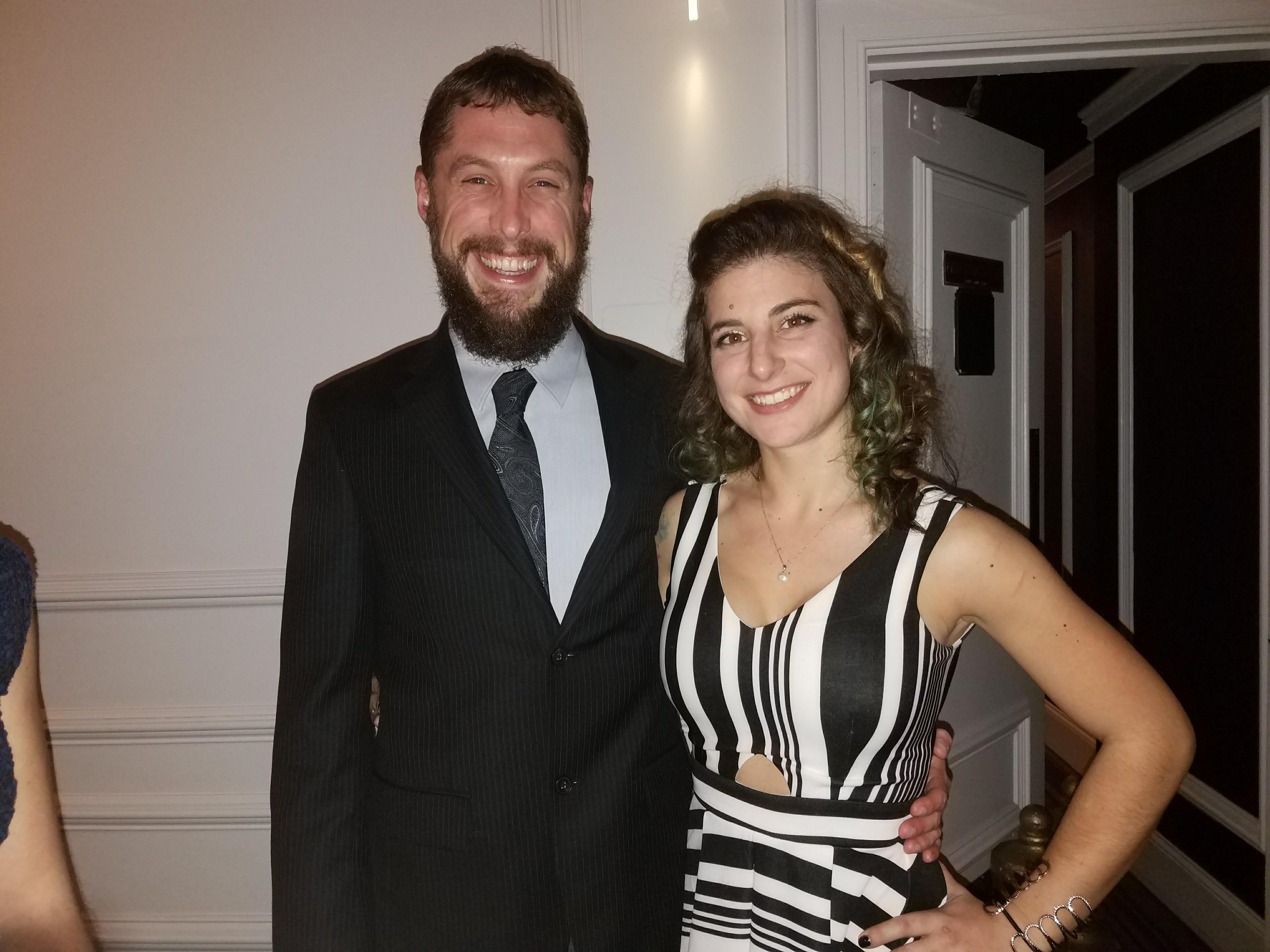 Getting all fancy at the Downtown Club for Dani's cousins wedding!