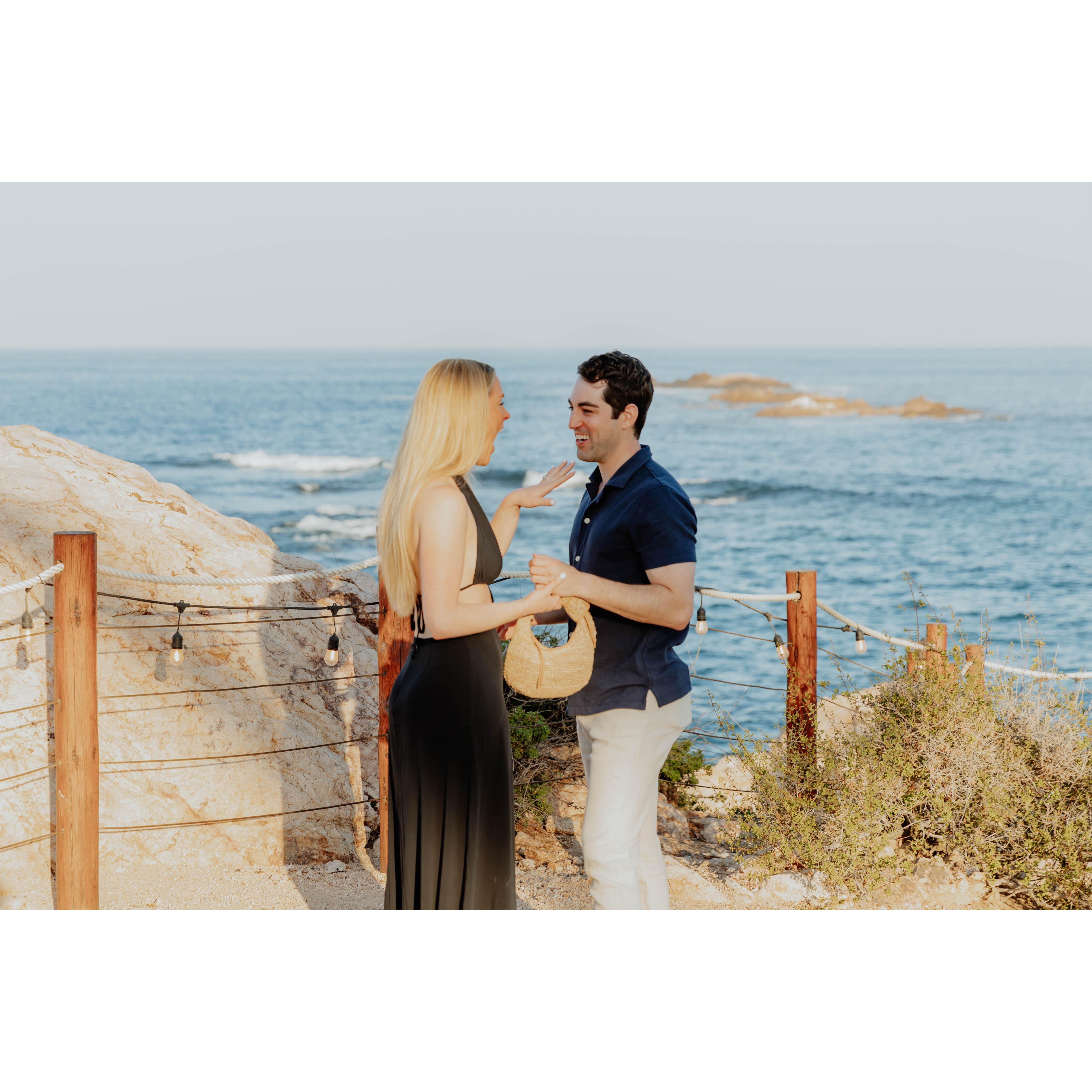 June 18th, 2024 - Cabo San Lucas, Mexico - The big proposal, she said yes!