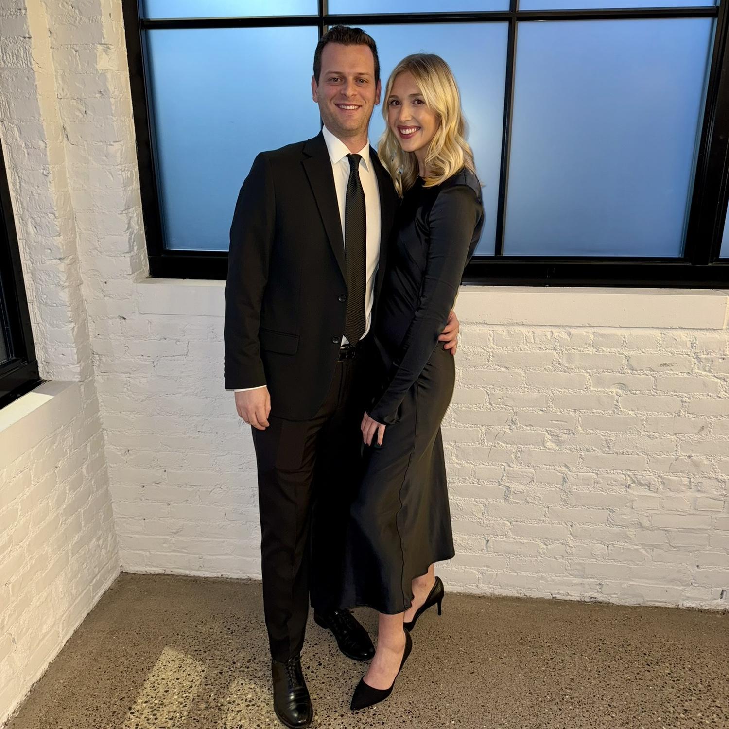 Our first wedding together!