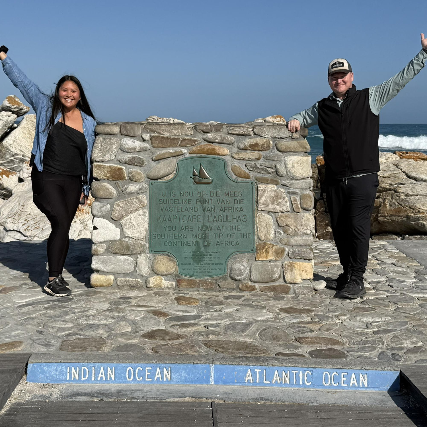 ๐ฟ๐ฆ Southernmost Tip of Africa, Cape Agulhas, South Africa ๐