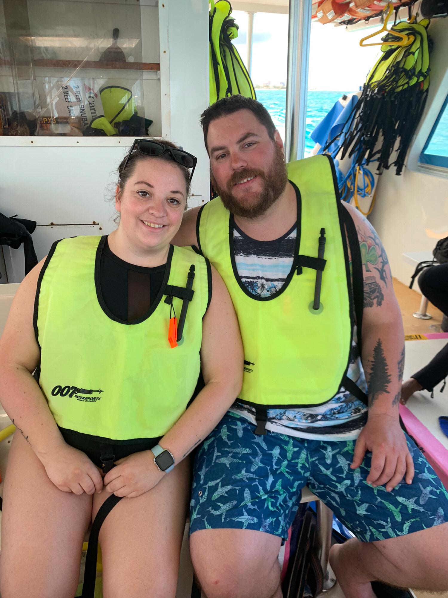 Getting ready to Snorkle🤿