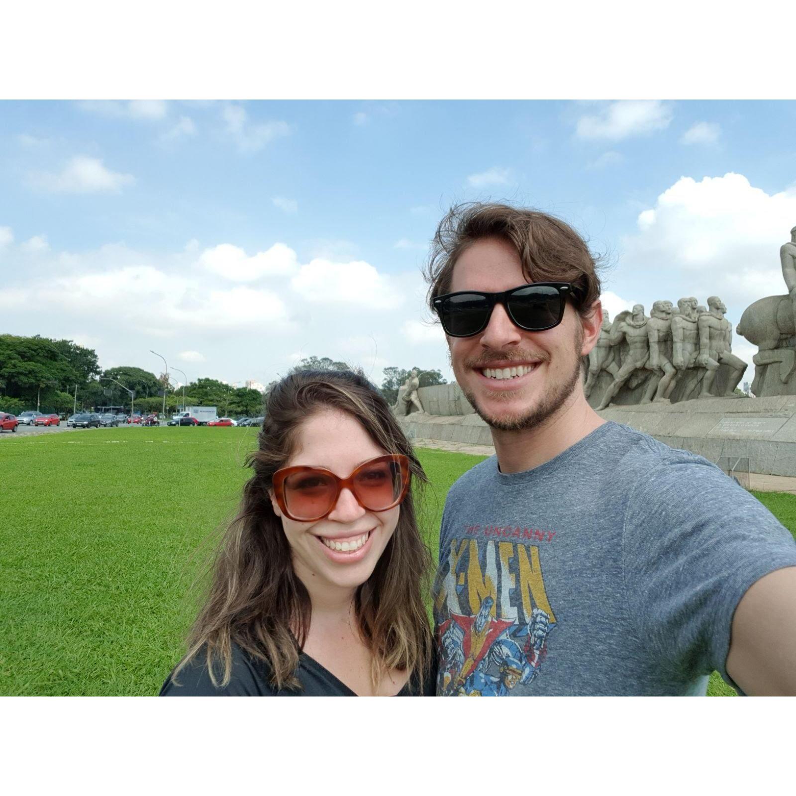 Dave's first visit to São Paulo at Deb's favorite park in the city. It is always nice to be a tourist in your own town