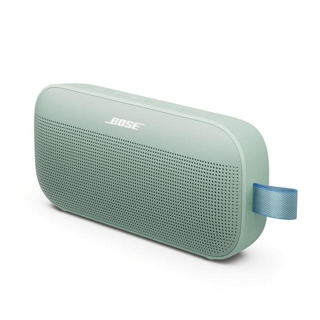 Bose New SoundLink Flex Portable Bluetooth Speaker (2nd Gen), Portable Outdoor Speaker with Hi-Fi Audio, Up to 12 Hours Battery Life, Waterproof and Dustproof, Alpine Sage - Limited Edition Color