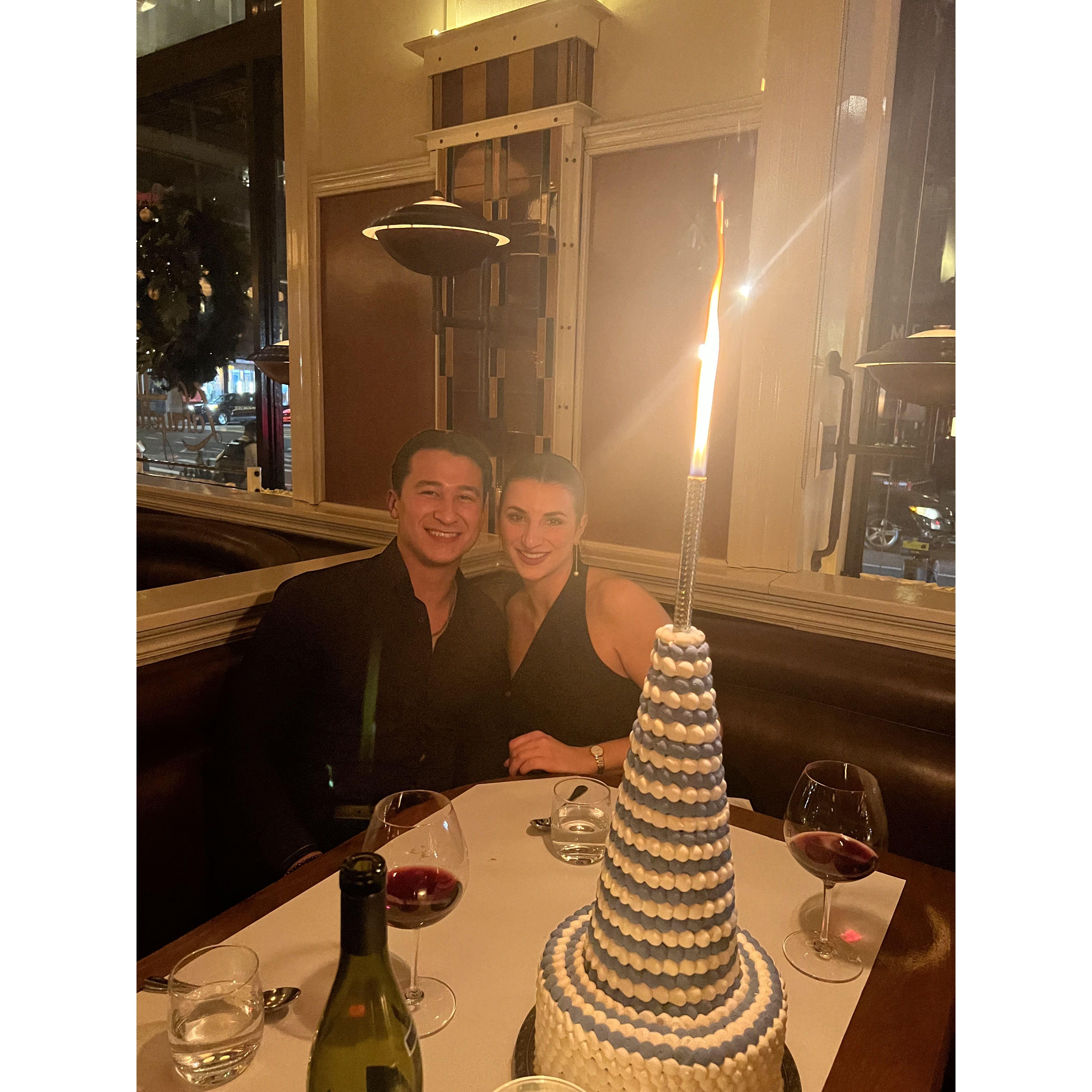 Our first anniversary