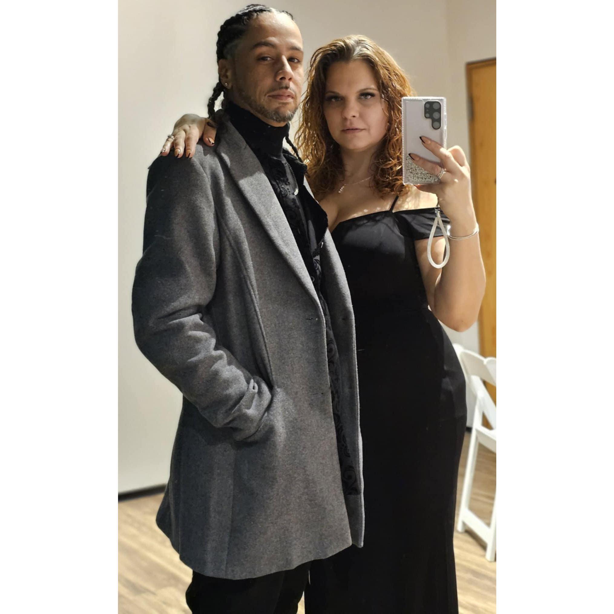 Our moment alone during engagement photos!