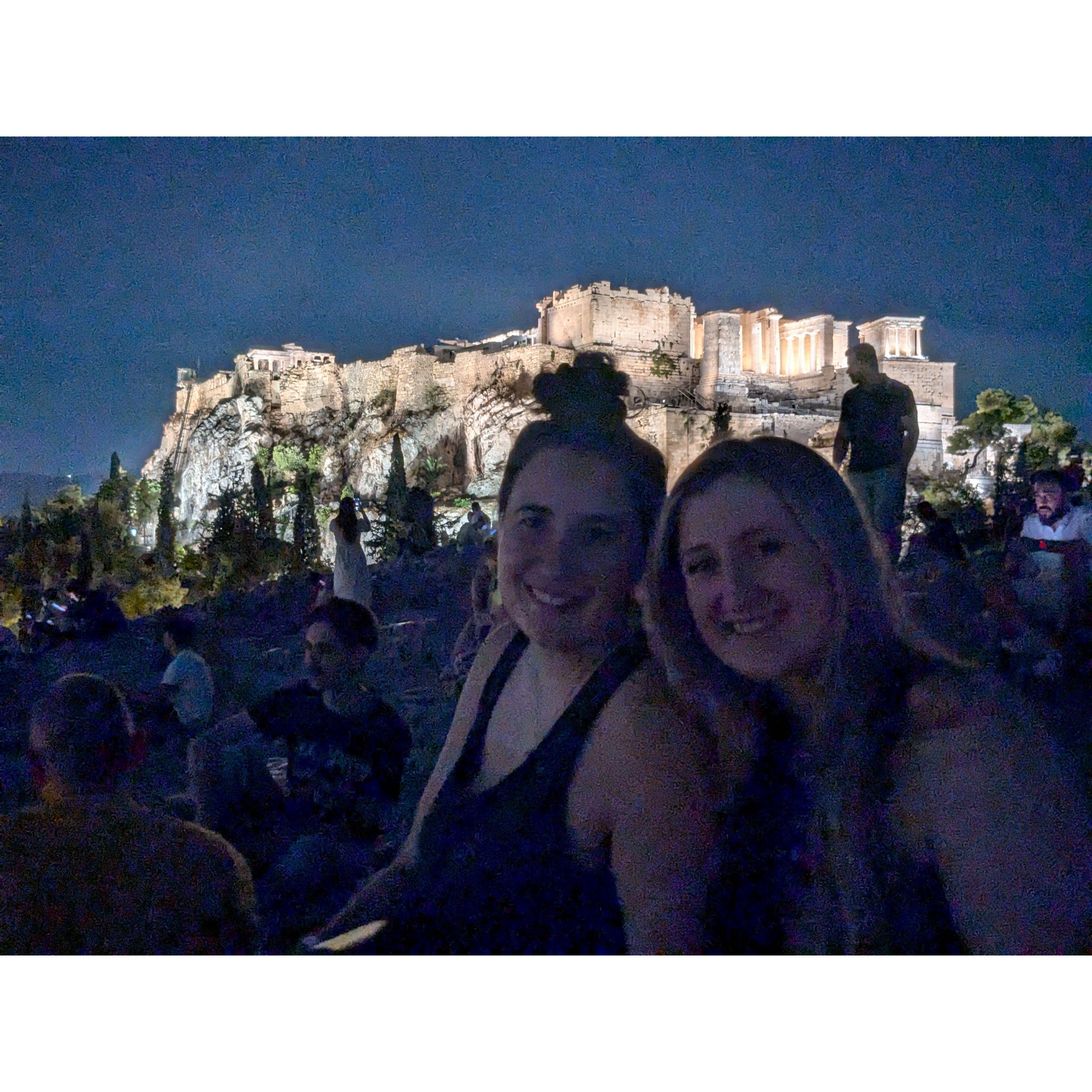 At Areopagus Hill in Athens near the Acropolis