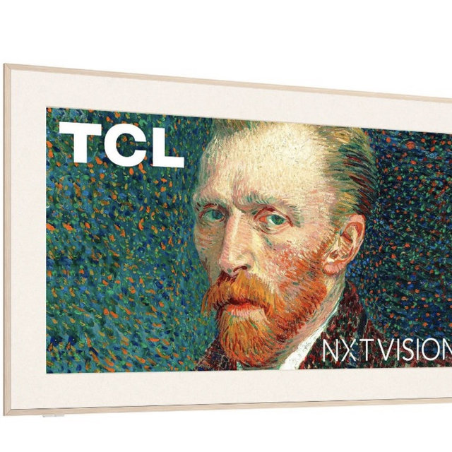 TCL - 65" Class 4K QLED A3G Designer Series Smart TV with Google TV, Art Library, AI Art and Flush Wall Mount (2026)
