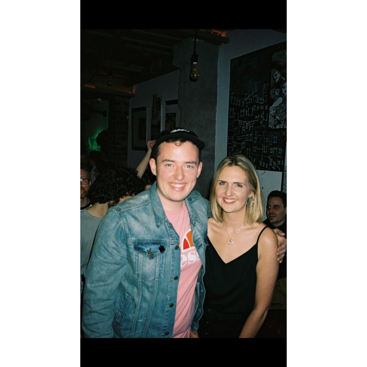 One of our first dates in Berlin Bar