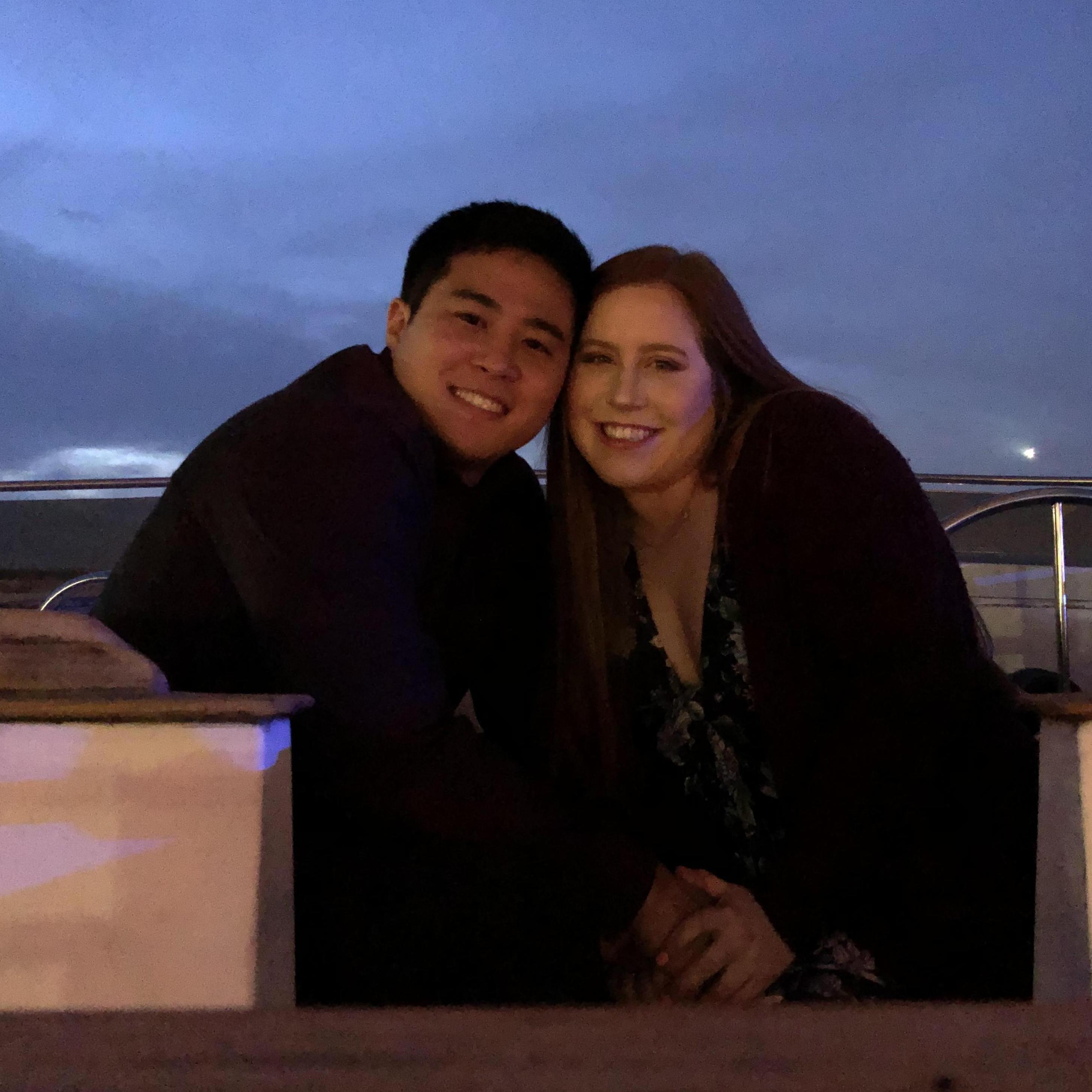 The night we got engaged :)